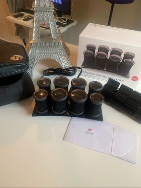 T3 Volumizing Hot Rollers Luxe - Black
